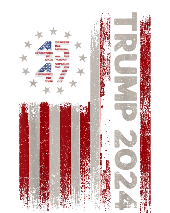 45 47 Trump 2024 American Flag Toddler T-Shirt