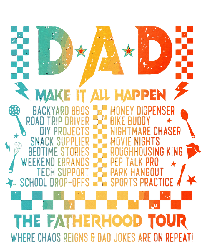 Dad Makes It All Happen Fatherhood Tall Long Sleeve T-Shirt