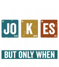 I Tell Dad Jokes Periodically Elet Vintage FatherS Day Gift Canvas