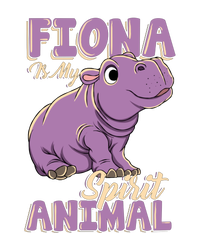 Hippo Fiona Is My Spirit Animal Funny Baby Bodysuit