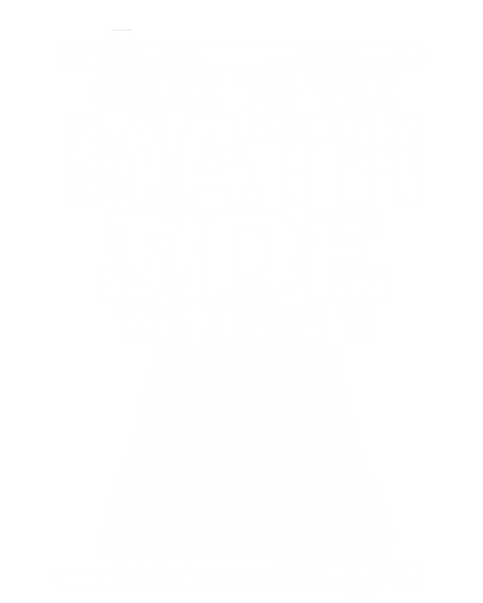 Come To The Math Side We Have Pi Gift 3 14 Day Math Geek Gift Mesh Reversible Basketball Jersey Tank