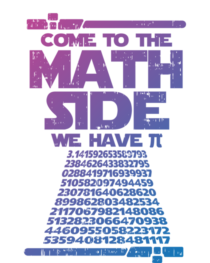 Come To The Math Side We Have Pi Gift 3 14 Day Math Geek Gift Tall Long Sleeve T-Shirt