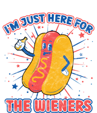 IM Just Here For The Wieners Hot Dog Patriotic 4th Of July Gift T-Shirt