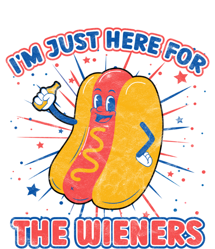 IM Just Here For The Wieners Hot Dog Patriotic 4th Of July Gift T-Shirt