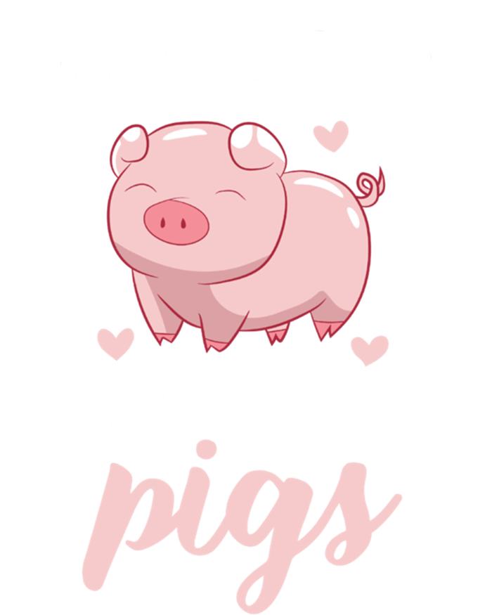 Just A Who Loves Pigs Cute Pig Lovers Gift Ladies Essential Flowy Tank