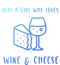 Just A Who Loves Wine And Cheese Charcuterie Foodie Cute Gift Zip Tote Bag