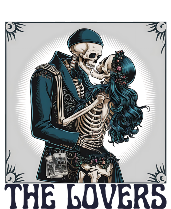 Lovers Vintage Tarot Card Ing Skeleton Astrology Skull Meaningful Gift Mousepad