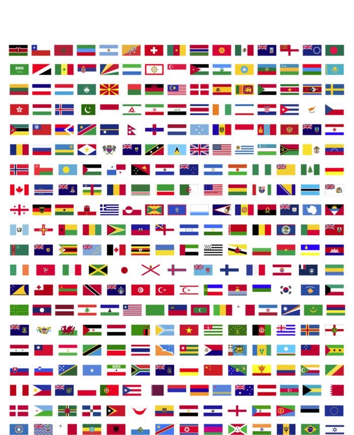 Flags Of The Countries Of The World 287 Flag International Funny Gift Bumper Sticker