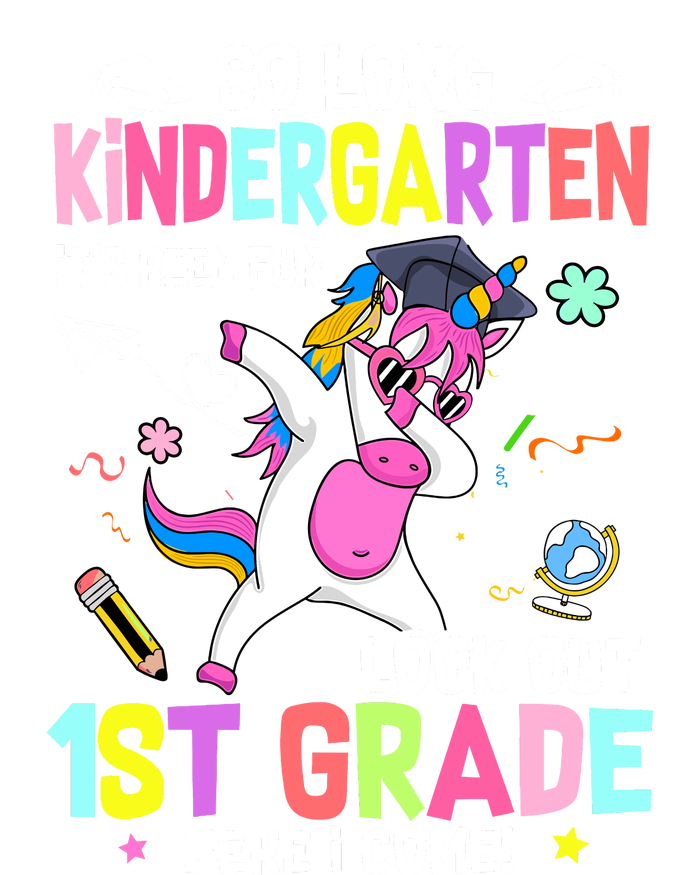 So Long Kindergarten Its Been Fun Look Out 1st Grade Unicorn Sustainable Bucket Hat