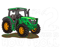 IM 2 This Is How I Roll Tractor 2 Year Old Birthday Farming T-Shirt