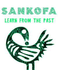 Sankofa Bird Afrocentric Adinkra Symbol Forest Pattern Great Gift T-Shirt