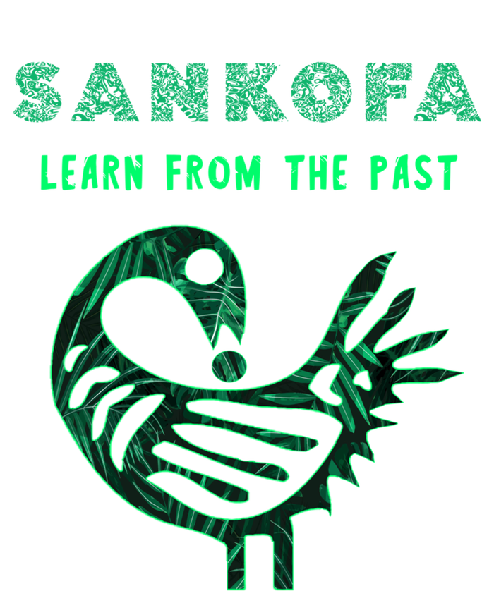 Sankofa Bird Afrocentric Adinkra Symbol Forest Pattern Great Gift T-Shirt