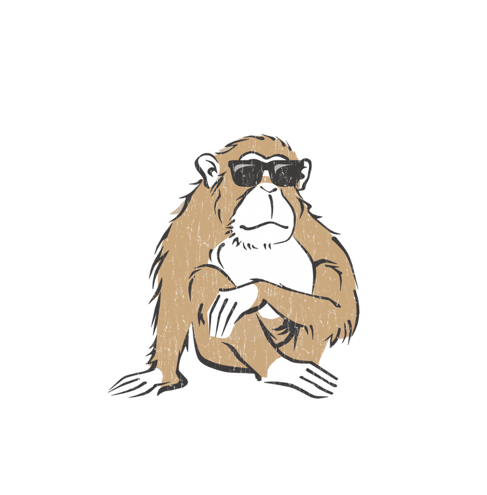 The Coolest Monkey In The Jungle Funny Meaningful Gift Sustainable Beanie