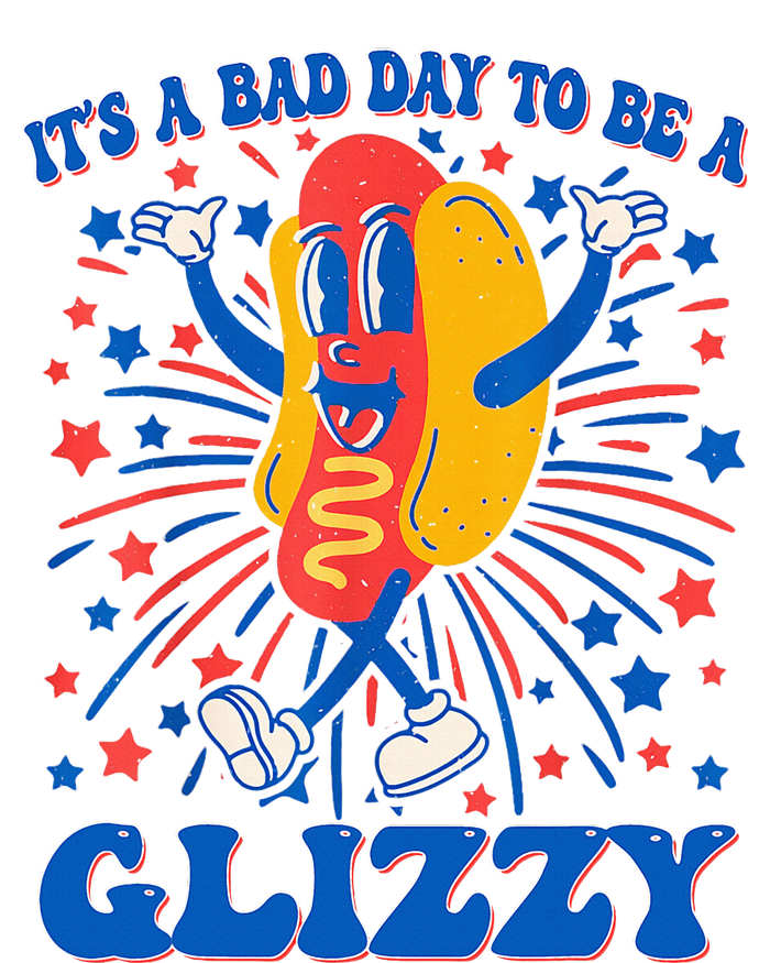 It’S A Bad Day To Be A Glizzy 4th Of July Hotdog Premium T-Shirt