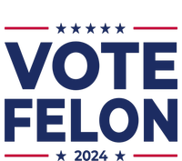 Vote Felon Funny Trump 2024 Convicted Felon 12 oz Stainless Steel Tumbler Cup