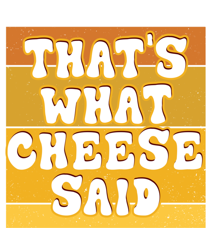 ThatS What Cheese Said Retro Wisconsin Cheese Pun Great Gift Short Acrylic Beanie