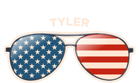 Tyler Wv Vintage Us Flag Sunglasses Gift T-Shirt