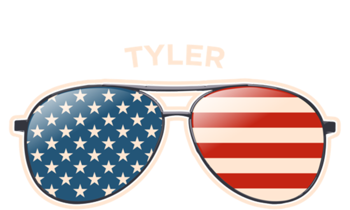 Tyler Wv Vintage Us Flag Sunglasses Gift T-Shirt