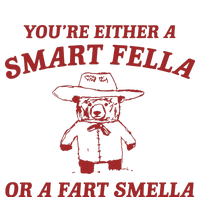 YouRe Either A Smart Fella Or A Fart Smella V-Neck T-Shirt