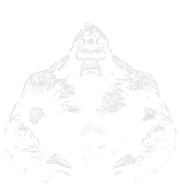 Gorilla Face Angry Growling Scary Silverback Gorilla T-Shirt