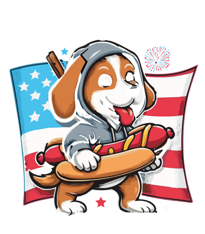 IM Just Here For The Wieners Funny 4th Of July Hot Dog Gift Premium T-Shirt