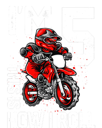 Im 5 This Is How I Roll Dirt Bike 5th Birthday Party Boy Ladies Long Sleeve Shirt