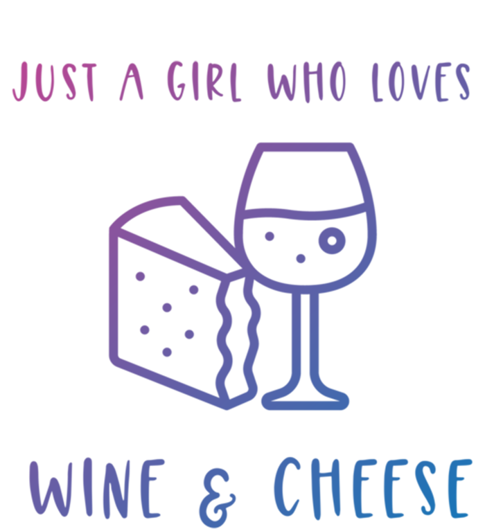 Just A Who Loves Wine And Cheese Charcuterie Foodie Cute Gift T-Shirt