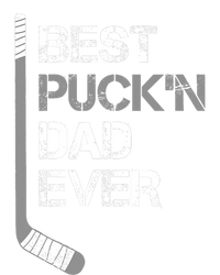 Funny FatherS Day Hockey Dad Best PuckN Dad Ever Kids Long Sleeve Shirt