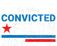 Trump 2024 Convicted Felon I Am Voting Convicted Felon Political Design Women's Pullover Hoodie