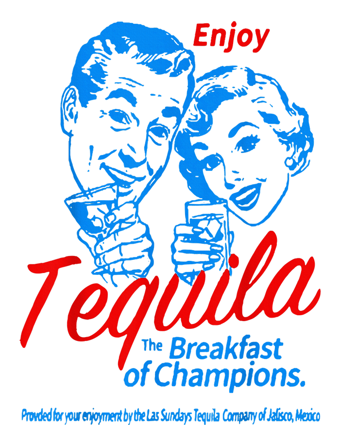 Enjoys Tequila The Breakfasts Of Championss Kids Long Sleeve Shirt