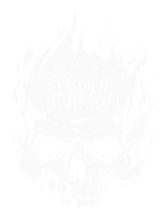 The Offspring White Skull Logo T-Shirt