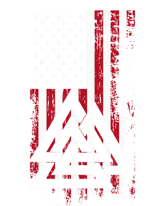 American Flag Viking Valknut Nordic Rune Celtic American Performance Sprint T-Shirt