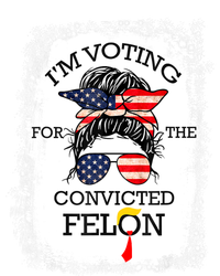 Trump 2024 Convicted Felon IM Voting Convicted Felon 2024 Infant Fleece One Piece