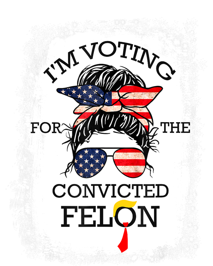 Trump 2024 Convicted Felon IM Voting Convicted Felon 2024 Infant Fleece One Piece