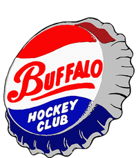 Buffalo New York Hockey Club Bottlecap Women's V-Neck T-Shirt