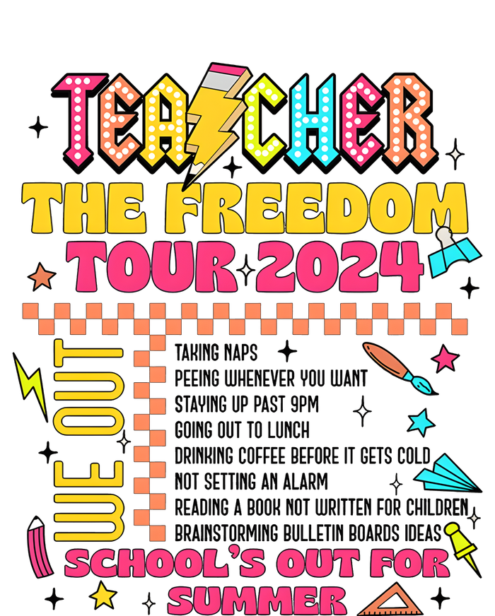 Teacher Freedom 2024 School Out T-Shirt