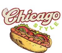 Chicago Hot Dog Hotdog Tourist Summer Souvenir Travel Toddler Zip Fleece Hoodie