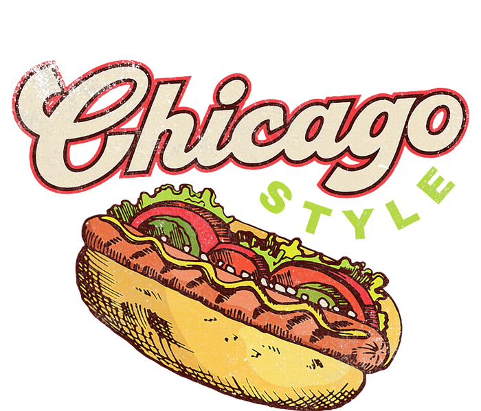 Chicago Hot Dog Hotdog Tourist Summer Souvenir Travel Toddler Zip Fleece Hoodie