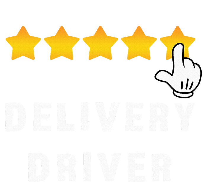 Delivery Driver Five Star Food Dash Grub Grocery Women's Crop Top Tee