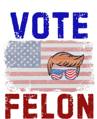 Vote Felon Trump 2024 45 And 47 Funny Vote For The Felon Design Cooling Performance Crew T-Shirt