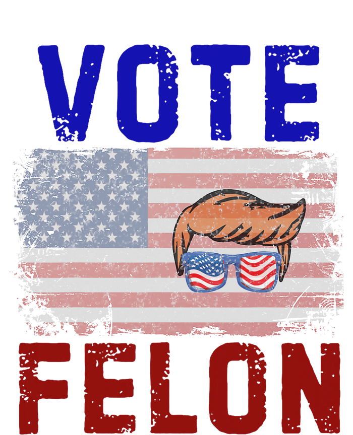 Vote Felon Trump 2024 45 And 47 Funny Vote For The Felon Design Cooling Performance Crew T-Shirt