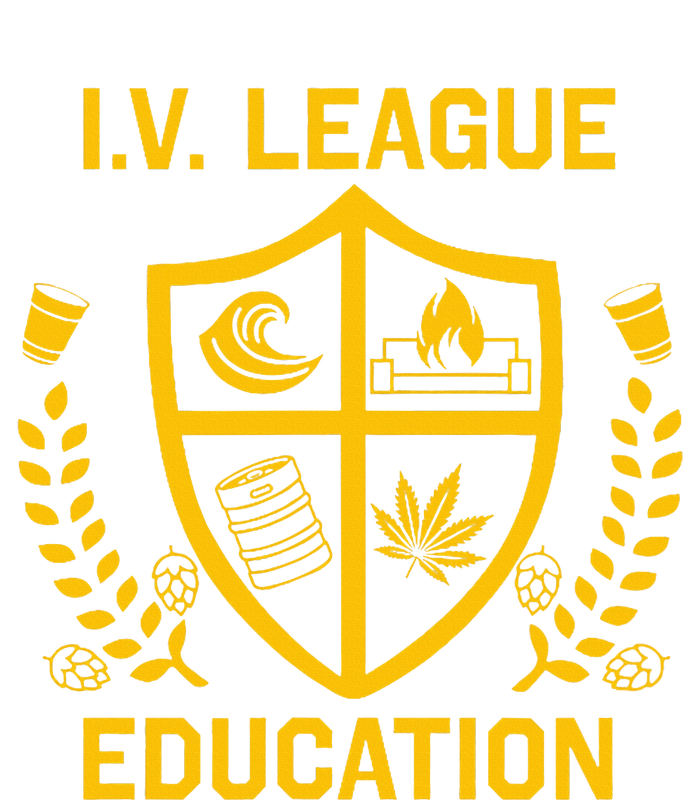 Iv League Education I Partied In Isla Vista Cooling Performance Crew T-Shirt