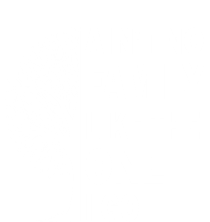 AinT No Family Like The One I Got Family Reunion And Great Gift Striped Beanie with Solid Band