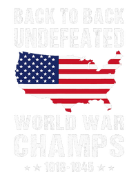 Back To Back Undefeated World War Champs American Toddler Zip Fleece Hoodie