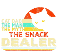 Cat Dad The Man The Myth The Snack Dealer T-Shirt