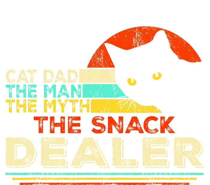 Cat Dad The Man The Myth The Snack Dealer T-Shirt