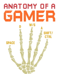 Anatomy Of A Gamer Skeleton Hand Funny Gamer Ns Gift Toddler Sweatshirt