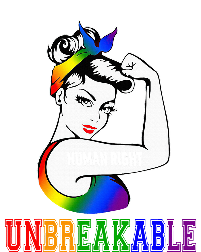 Human Right Unbreakable Lgbt Pride Month Tie-Dye T-Shirt