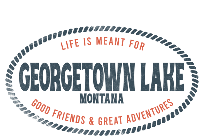 Casual Georgetown Lake Montana Hiking Outdoor Graphic Cute Gift Hoodie