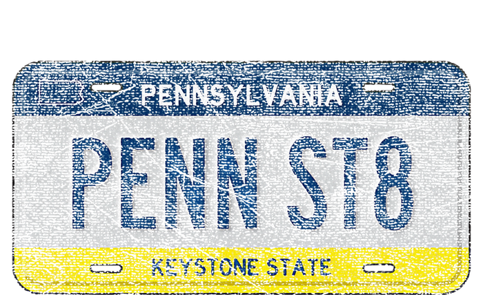 Funny Pa State Vanity License Plate Penn St8 Women’s Perfect Tri Rocker Tank